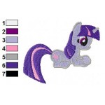 Twilight Sparkle My Little Pony Embroidery Design 02